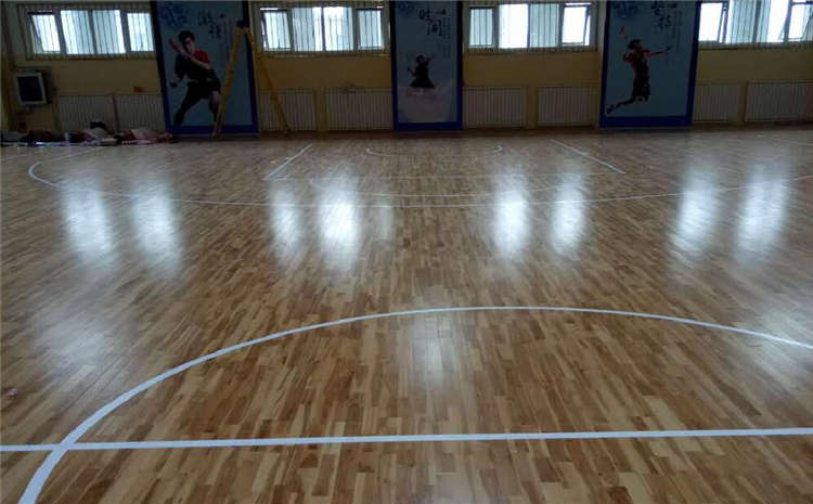 楓樺木籃球館木地板板式龍骨結(jié)構