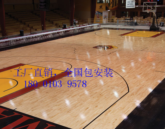 湖南楓木籃球木地板廠家材質室內籃球館木地板廠家安裝多少錢一平