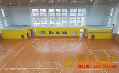 海口籃球場地板怎么安裝