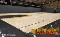 銀川楓樺木籃球場地板厚度