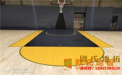 長春企口籃球場地板施工