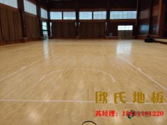 室內籃球場木地板施工
