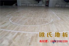 貴陽楓樺木籃球場地板廠家批發