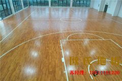 運動木地板，如何調燈光